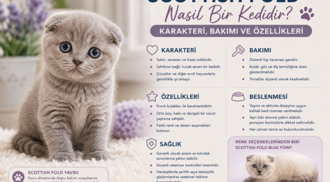 Scottish Fold Nasıl Bir Kedidir? Karakteri, Bakımı ve Özellikleri