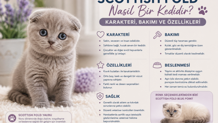 Scottish Fold Nasıl Bir Kedidir? Karakteri, Bakımı ve Özellikleri