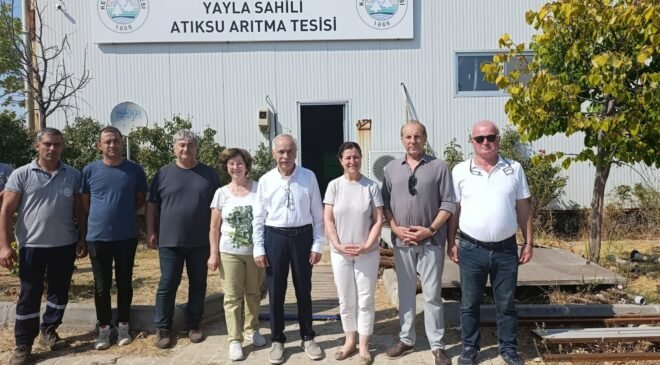 Yayla Sahili’nin atık su arıtma tesisi yeniden devrede