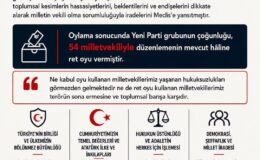 Yeni Parti’den ‘Oy’ açıklaması
