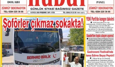 10 Eylül 2026 Perşembe Hudut Gazetesi