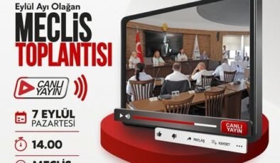 Edirne Belediye Meclisi 7 Eylül’de