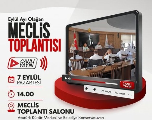 Edirne Belediye Meclisi 7 Eylül’de