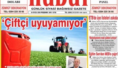 24 Eylül 2026 Perşembe Hudut Gazetesi
