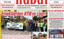 26 Eylül 2026 Cumartesi Hudut Gazetesi