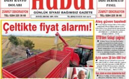 29 Eylül 2026 Salı Hudut Gazetesi