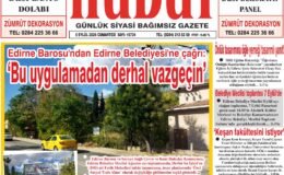5 Eylül 2026 Cumartesi Hudut Gazetesi