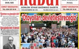 7 Eylül 2026 Pazartesi Hudut Gazetesi