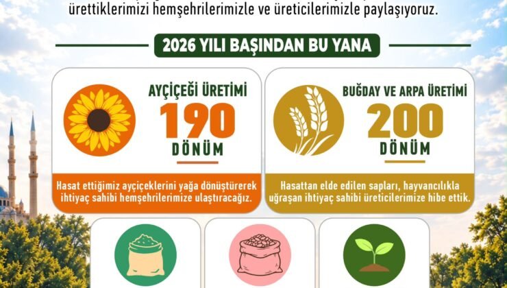 Edirne Belediyesi’nden üreticiye destek