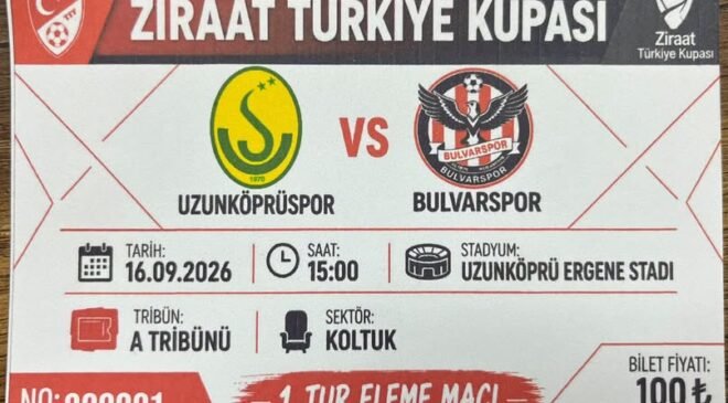 Uzunköprü’de günlerden Ziraat Türkiye Kupası