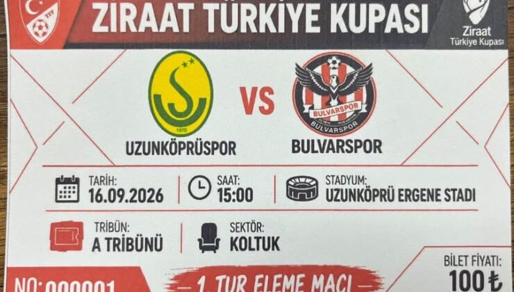 Uzunköprü’de günlerden Ziraat Türkiye Kupası