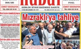 9 Eylül 2026 Çarşamba Hudut Gazetesi