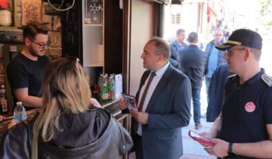 Esnafa yangın güvenliği bilgilendirmesi