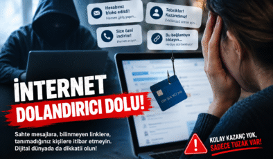 İnternet dolandırıcı dolu