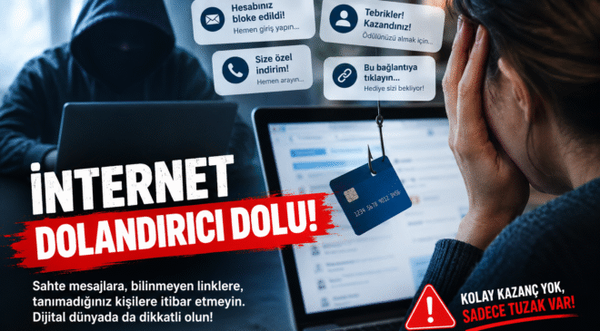 İnternet dolandırıcı dolu
