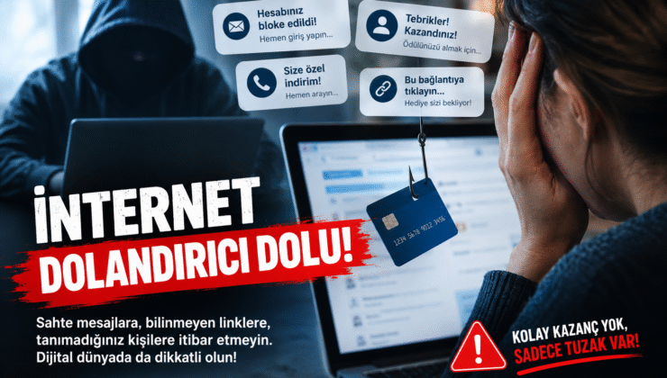 İnternet dolandırıcı dolu