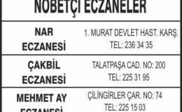 Nöbetçi Eczaneler