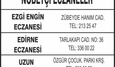 Nöbetçi Eczaneler