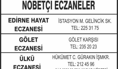 Nöbetçi Eczaneler