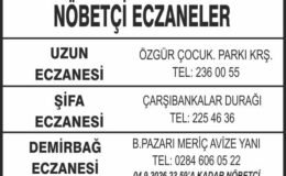 Nöbetçi Eczaneler