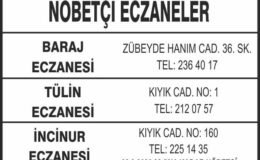 Nöbetçi Eczaneler