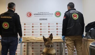 Kapıkule’de 50 kilo uyuşturucu ele geçirildi