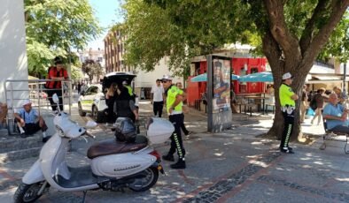 Saraçlar’da ‘motosiklet’ denetimi