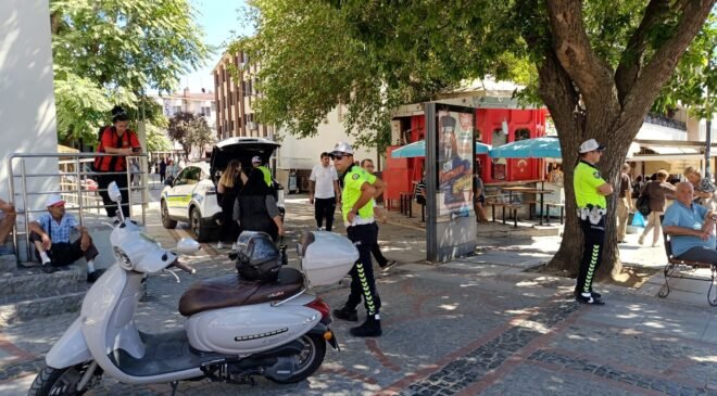 Saraçlar’da ‘motosiklet’ denetimi