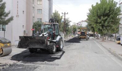 Güngör Mazlum Caddesi’nde asfaltlama