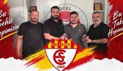 Yazgan maaşını Edirnespor’a bağışladı