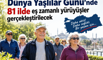 Yaşlılar 1 Ekim’de 81 ilde yürüyecek