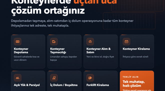 Trakya’nın konteyner kapısı Çatalca’da: Çelikor, 100 bin metrekarelik sahasıyla bölge ihracatçısına depo oluyor