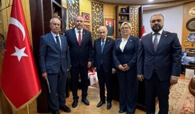MHP Edirne’den Bahçeli’ye ziyaret