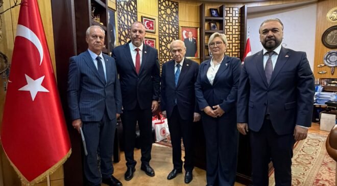 MHP Edirne’den Bahçeli’ye ziyaret