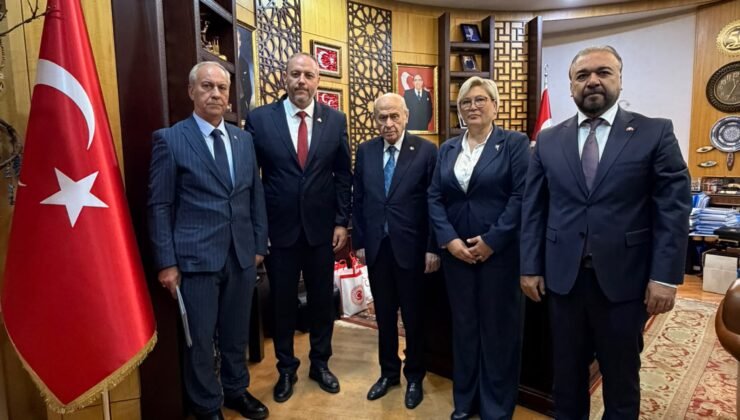 MHP Edirne’den Bahçeli’ye ziyaret