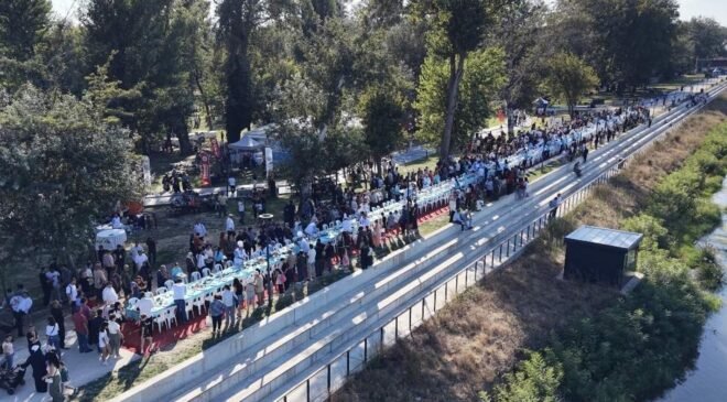 150 metrelik Peynir Sofrası!