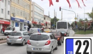 22 plaka 1 ayda 1072 adet arttı