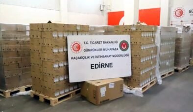 TIR’da binlerce kaçak serum ve infüzyon seti!