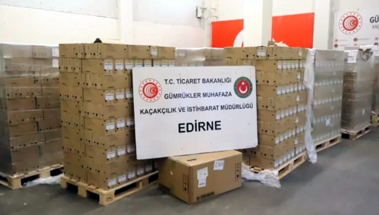 TIR’da binlerce kaçak serum ve infüzyon seti!