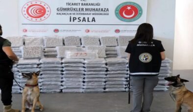 Karavanda 387 kilo uyuşturucu!
