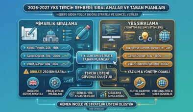 Geleceğin Meslekleri Rehberi: Mimarlık ve YBS Taban Puanları Analizi