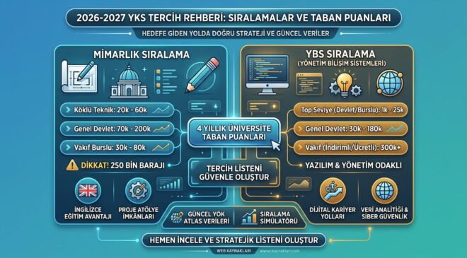 Geleceğin Meslekleri Rehberi: Mimarlık ve YBS Taban Puanları Analizi