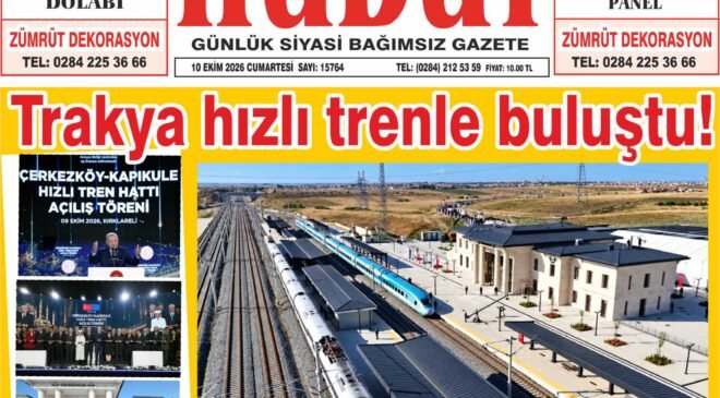 10 Ekim 2026 Cumartesi Hudut Gazetesi