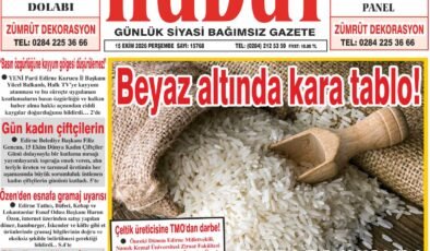 15 Ekim 2026 Perşembe Hudut Gazetesi