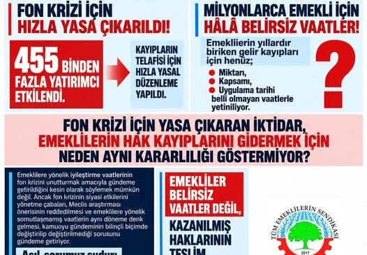 Emekliden iktidara sorular!