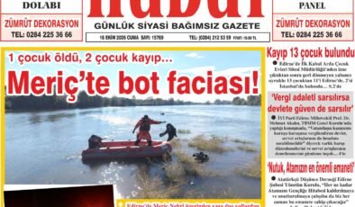 16 Ekim 2026 Cuma Hudut Gazetesi