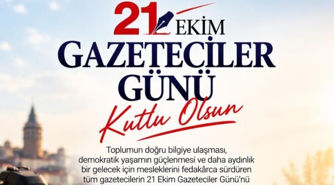 21 Ekim Dünya Gazeteciler Günü’nü kutladılar