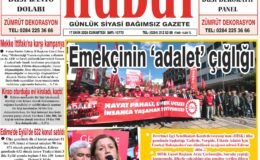 17 Ekim 2026 Cumartesi Hudut Gazetesi