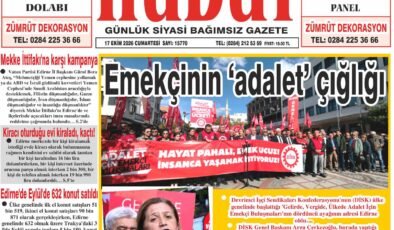 17 Ekim 2026 Cumartesi Hudut Gazetesi