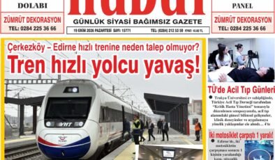 19 Ekim 2026 Pazartesi Hudut Gazetesi